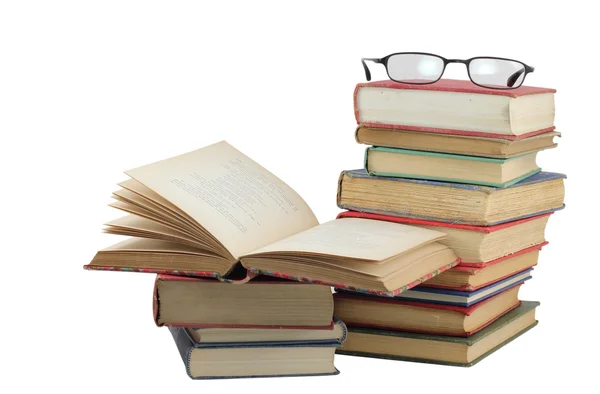 stock image Stacks of books