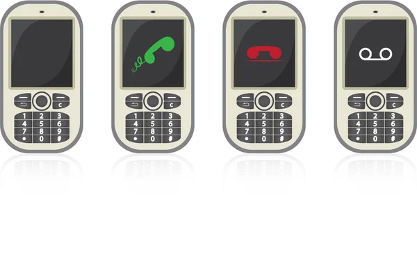 Κινητά τηλέφωνα — Διανυσματικό Αρχείο