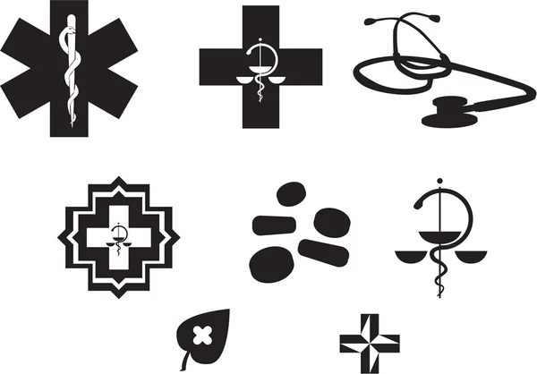 Медичні символи — стоковий вектор
