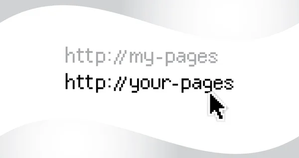 HTTP-адреса — стоковий вектор
