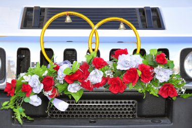 Wedding car clipart