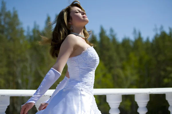 Beautiful fashion bride — Stock Photo, Image