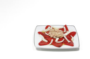 Ensalada de pimientos del piquillo