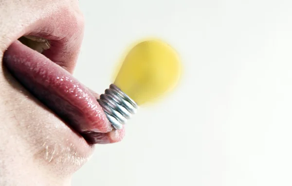 Tip of the tongue — Stock Photo, Image