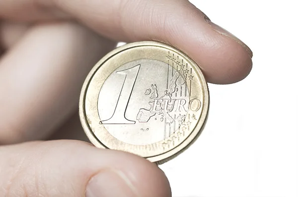Jedno euro — Stock fotografie