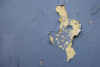 Peeling paint on an old house clipart