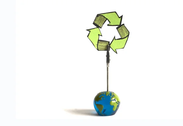 Recyclingschein — Stockfoto
