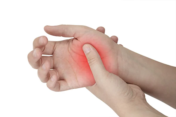 Lesión en la mano femenina —  Fotos de Stock