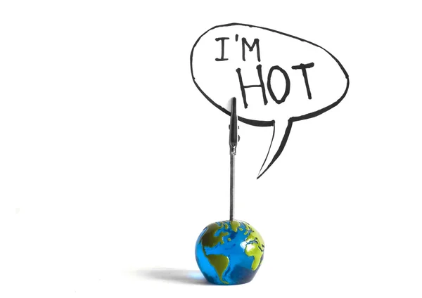 The world is hot — Stock Photo, Image
