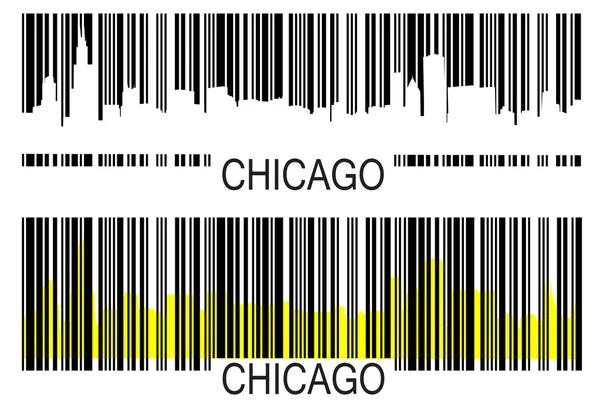 Chicago čárové kódy — Stockový vektor