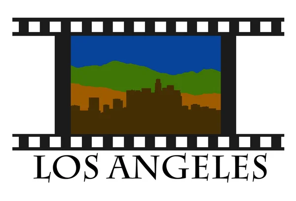 Película de Los Ángeles — Vector de stock