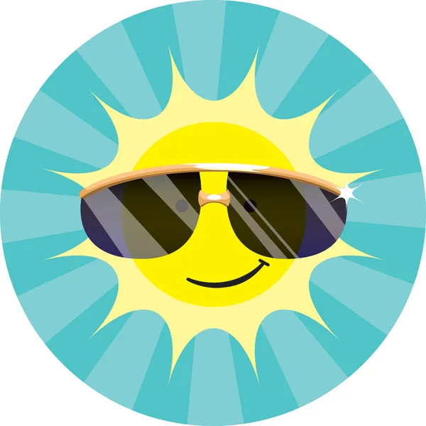 Cool сонце носити сонцезахисні окуляри — стокове фото