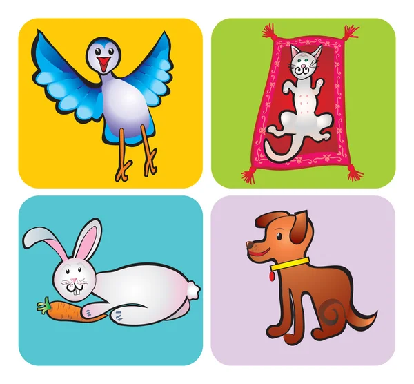 Animali disegno per bambini — Foto Stock