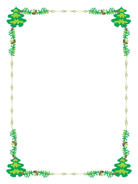Rahmenbaum grün — Stockfoto