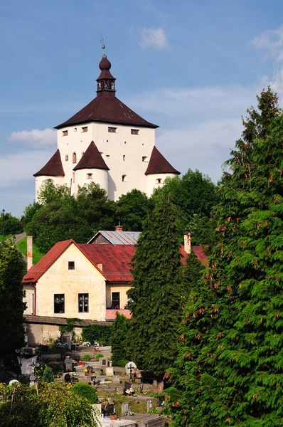 반스카 stiavnica, 슬로바키아에에서 새로운 성곽 — 스톡 사진