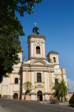 Parish church in Banska Stiavnica clipart