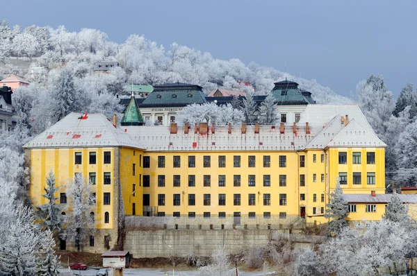 Szkoły Górniczej - Banská Štiavnica, slovakia — Zdjęcie stockowe