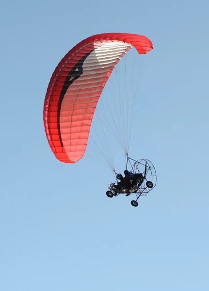 Moto paraglider — Stockfoto