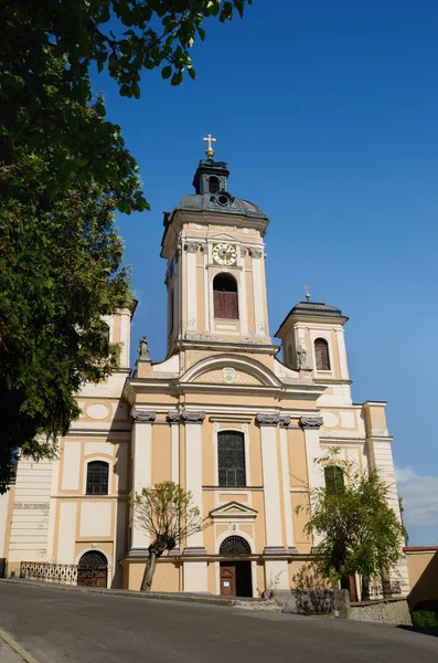 Chiesa parrocchiale a Banska Stiavnica — Foto Stock