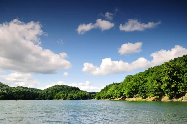 stock image Lake Pocuvadlo in summer, Slovakia