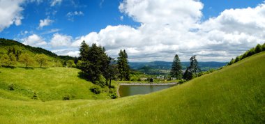 Lake Ottergrund in Banska Stiavnica, Slovakia clipart