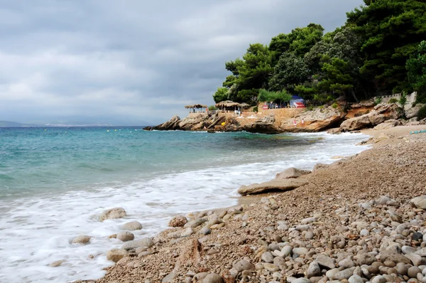 stock image Sandy beach by the sea, Mokalo Croatia