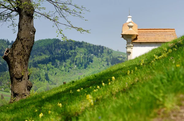 Golgotha kapel in banska stiavnica, Slowakije — Stockfoto