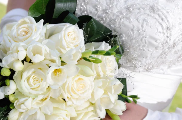 Bouquet main mariage — Photo