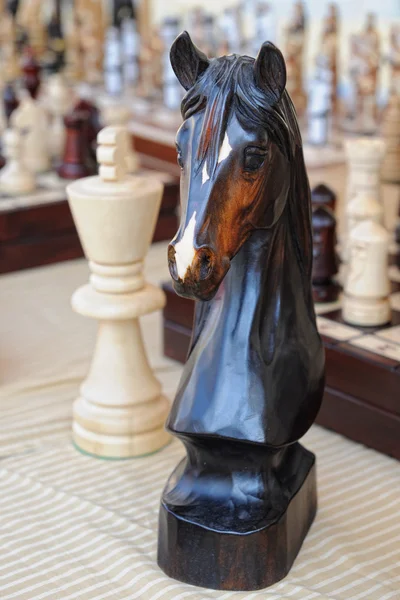Pieza de ajedrez caballo —  Fotos de Stock