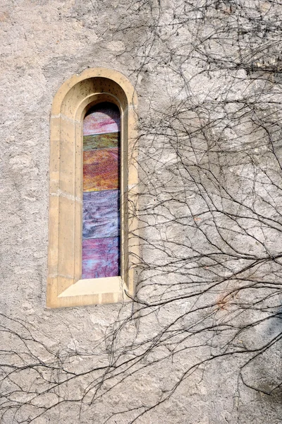 Okna v kostele — Stock fotografie