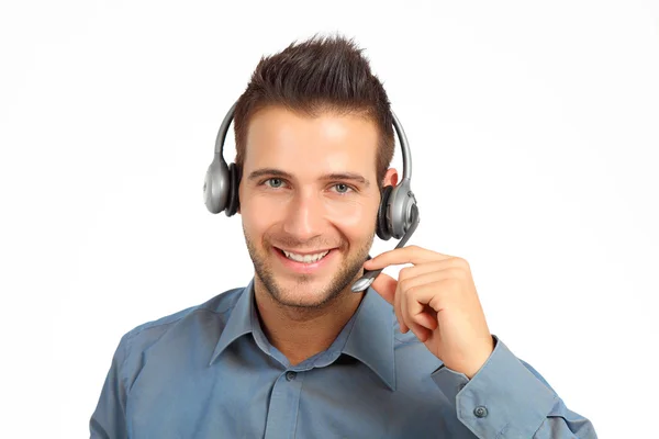 Portrait of a happy support technician — Stock Photo, Image