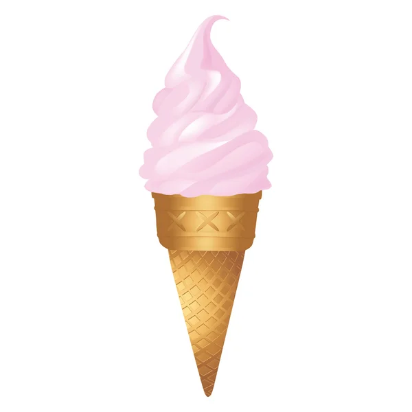 stock vector Ice cream cone