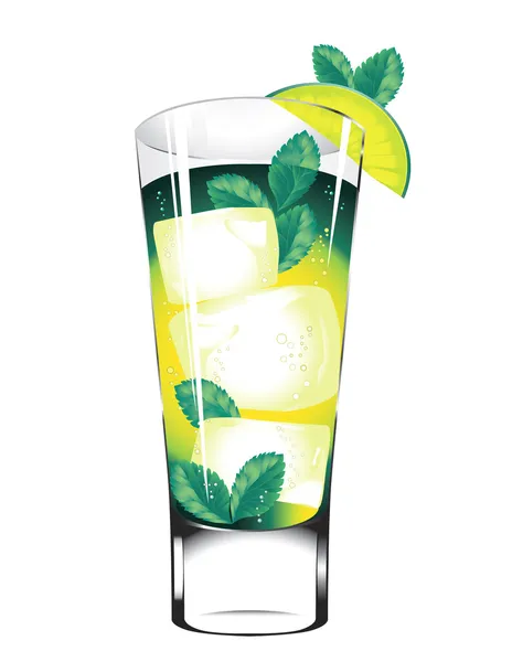 Baies Mojito cocktail — Image vectorielle