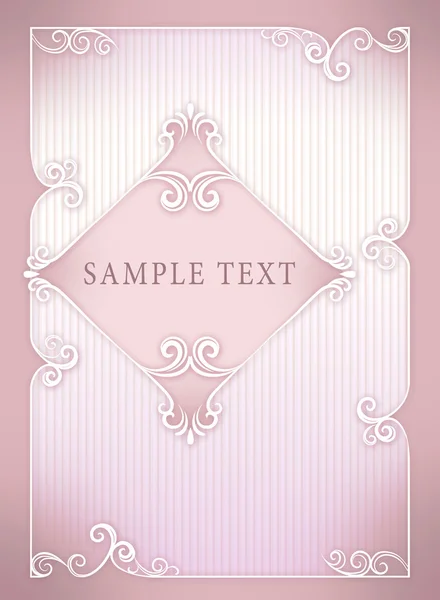 Wedding invitation, frame — Stock Photo, Image