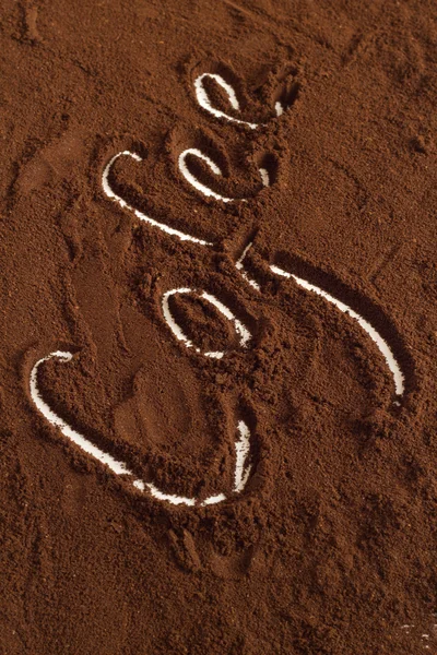 stock image Cofee letters