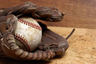 Baseball and Glove clipart