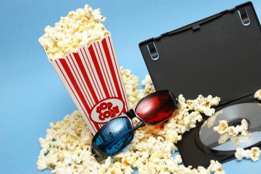 3D Movie Entertainment clipart