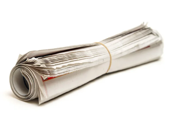 Walcowane gazety — Zdjęcie stockowe
