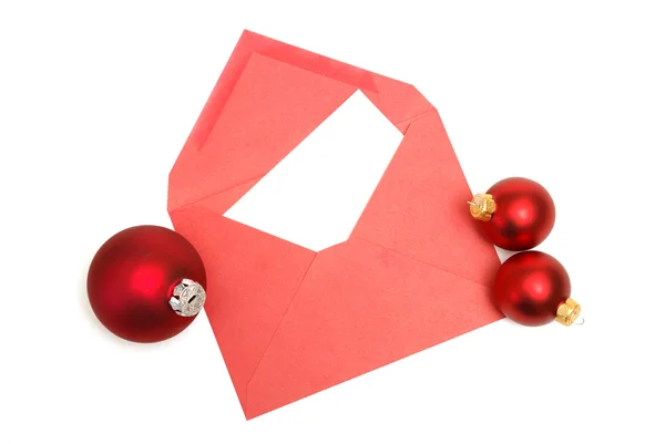 Carta de Natal — Fotografia de Stock