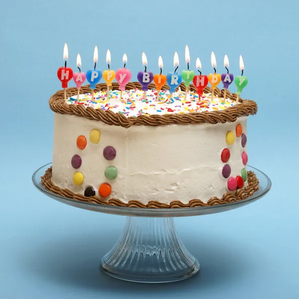 生日快乐蛋糕 免版税图库图片