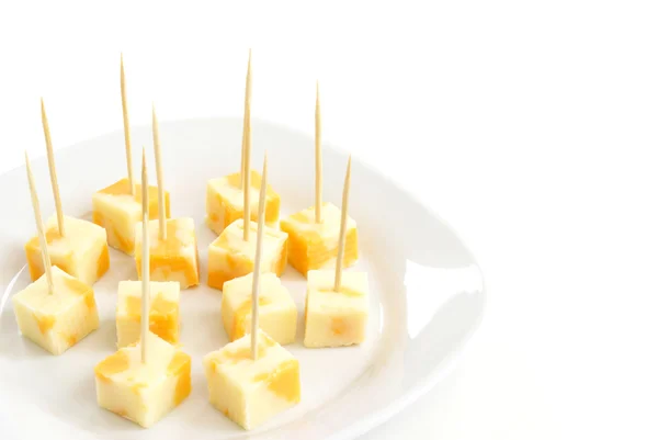 Cubos de queso — Foto de Stock