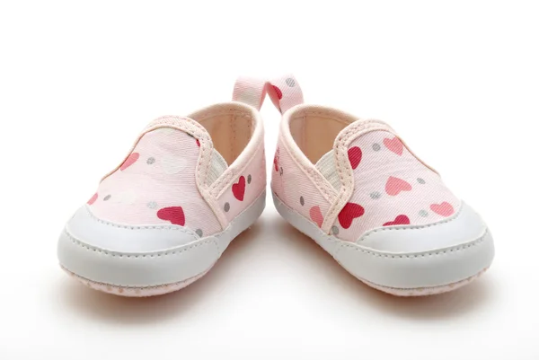 Dětská dívčí boty — Stock fotografie