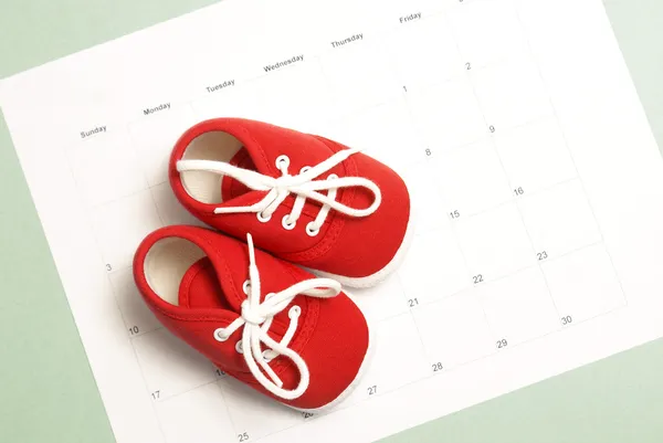 婴儿鞋 免版税图库图片