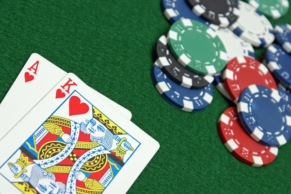 W pokerze — Zdjęcie stockowe