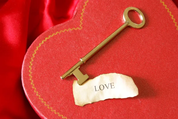 A chave do meu coração — Fotografia de Stock