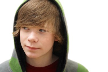 Boy in a Hoodie clipart