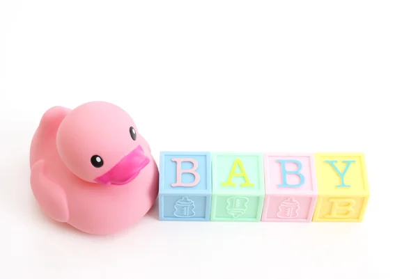 Pato de goma de bebés — Foto de Stock
