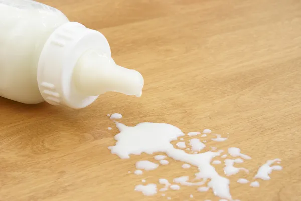 Spilled Milk — Stock Photo, Image