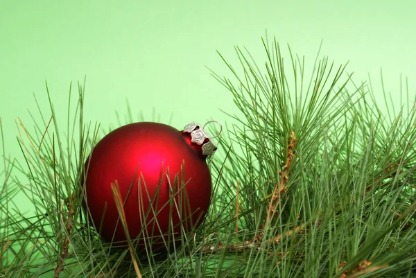 Red Christmas Bauble — Stock Photo, Image