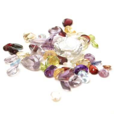 Mixed Gemstones clipart